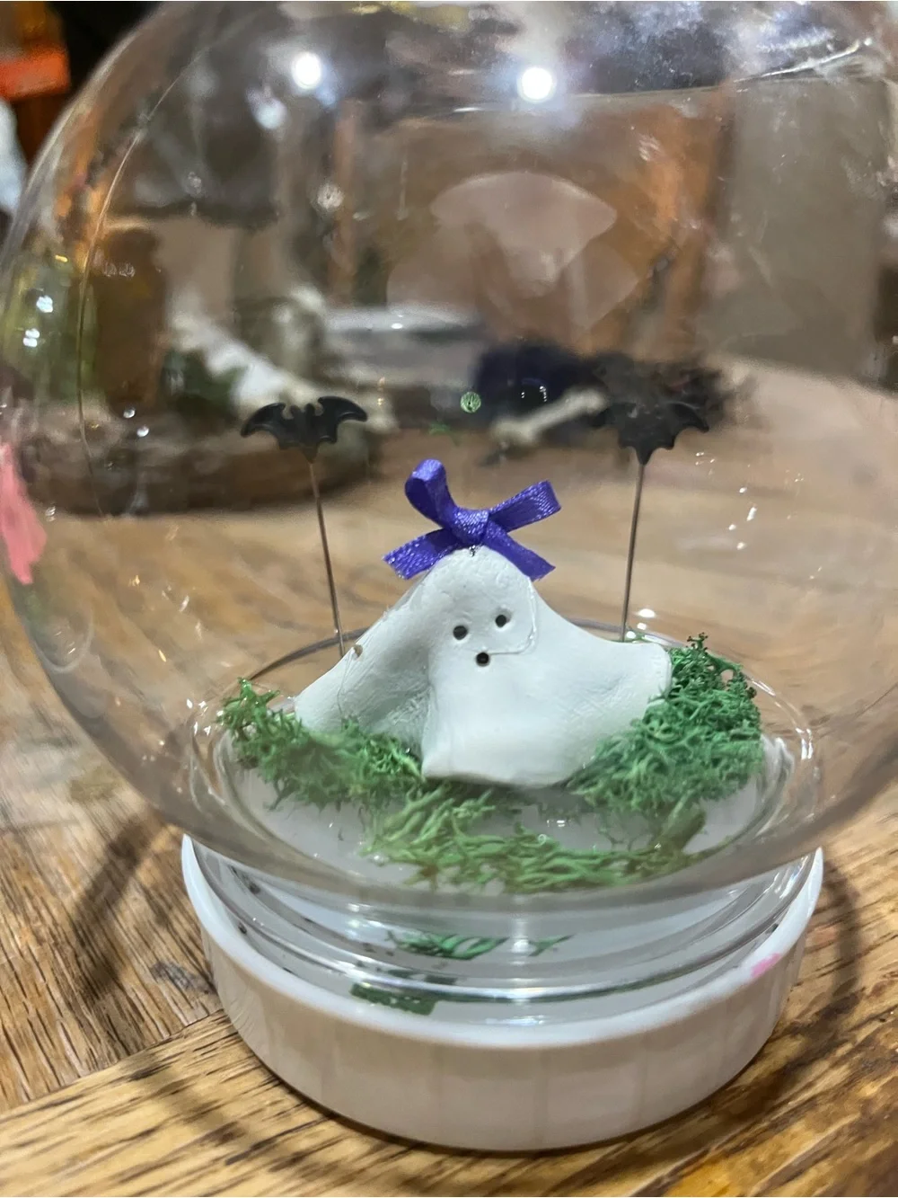 Kids White Ghost Costume Accessory with Black Witch Hat adopt a boo baby! $25 ea